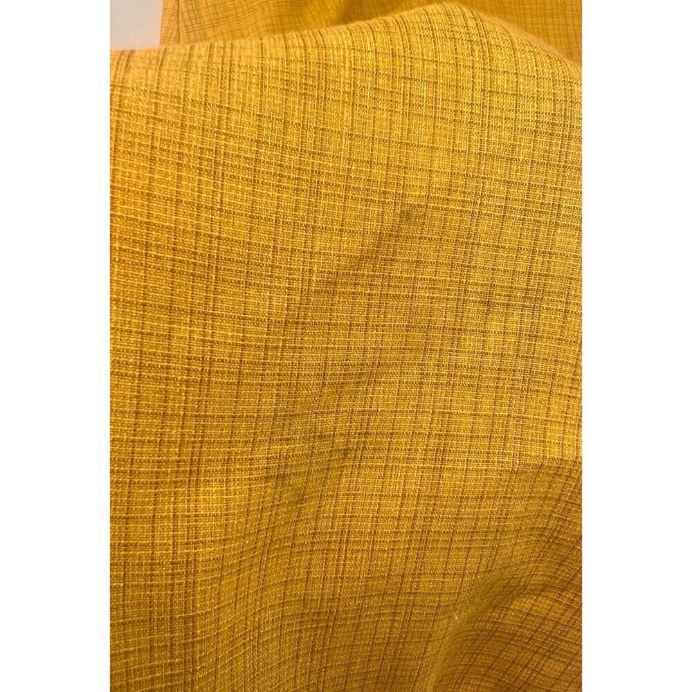 Unbranded Longline Topper Cardigan House Coat Size 40 Yellow Embroidered Border - Picture 6 of 6